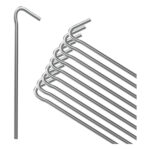 ANSIO Galvanized Tent Pegs Pack of 10